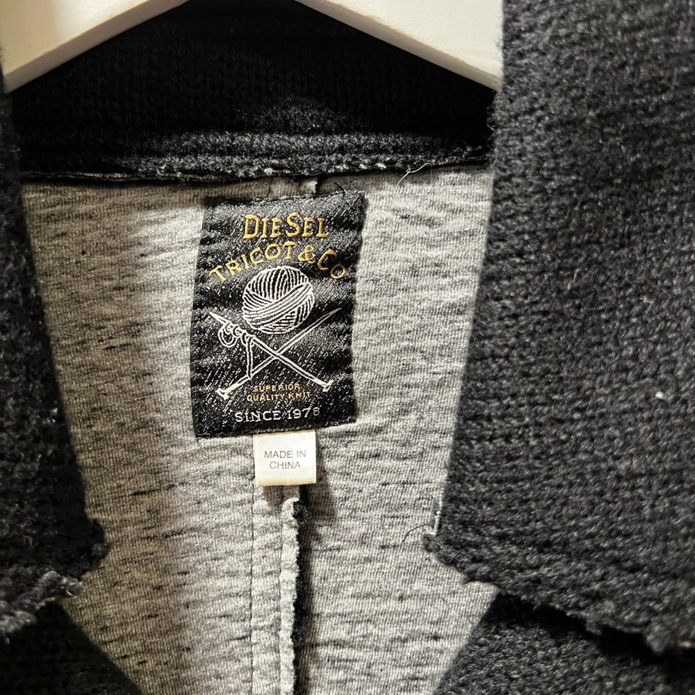 Diesel Black Double-Breasted sweater - Picture 2 of 4